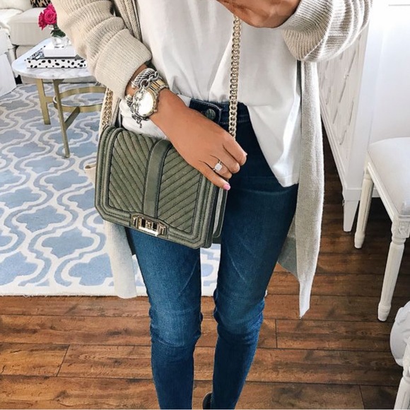 Rebecca Minkoff Small Love Nubuck Crossbody - Picture 15 of 16